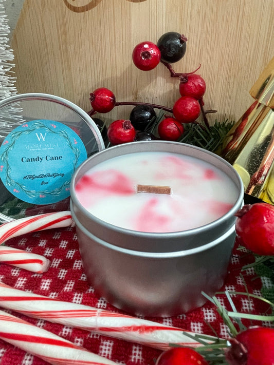 Candy Cane Scented Candle