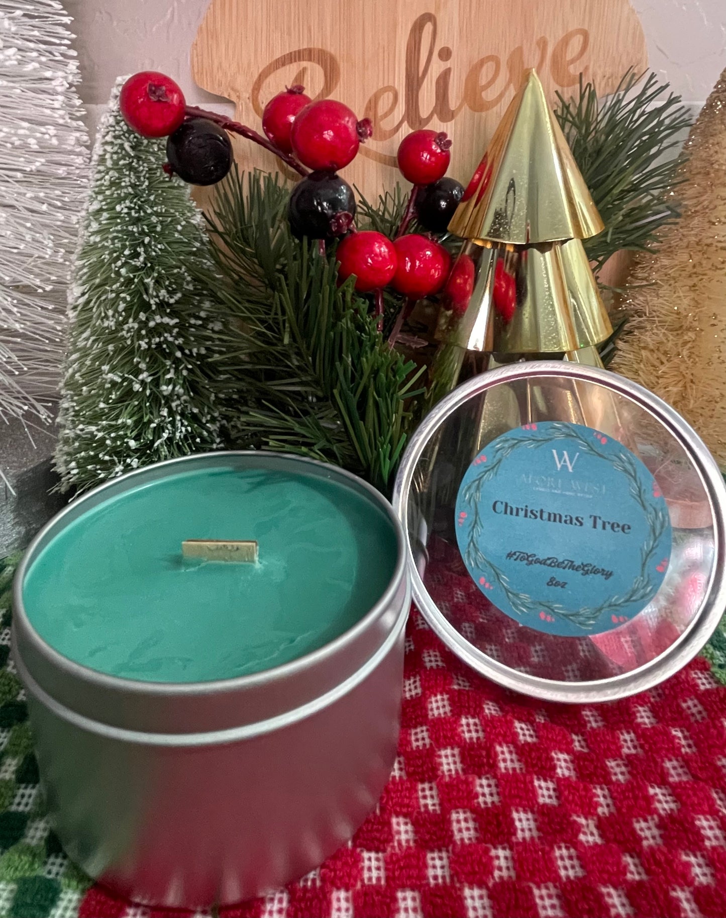 Christmas Tree Scented Candle