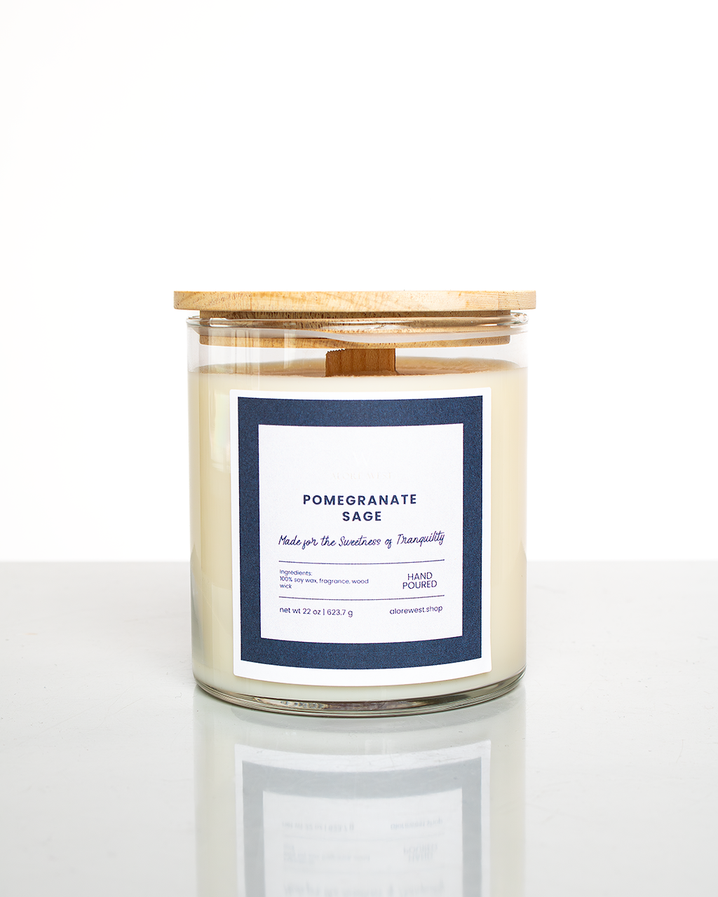 Pomegranate Sage Soy Candle