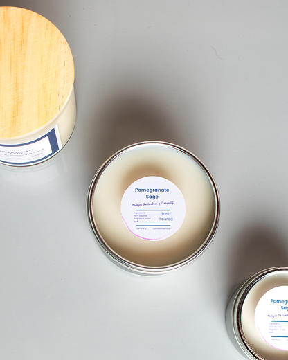Pomegranate Sage Soy Candle
