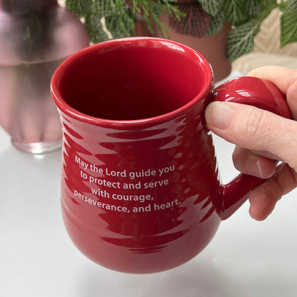 Firefighter Pottery Mug